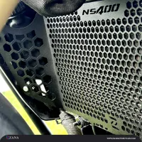 ZANA Radiator Guard Honeycomb Black for Pulsar NS400Z (Coming Soon) - ZI-8516