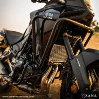 ZANA Radiator Guard Honeycomb for Honda NX500 (Aluminium) Silver - ZI-8478