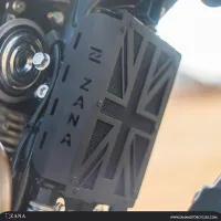 ZANA Radiator Guard for Bear 650 (Black - UK Flag) - ZI-8099