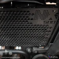 ZANA Radiator Guard for Honda NX500 (Honeycomb) Black - ZI-8477