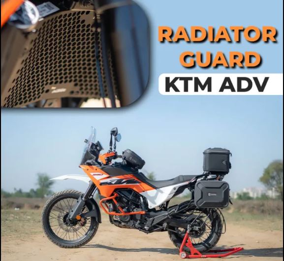 ZANA Radiator Guard honeycomb Black For KTM ADV 390 2025 - ZI-8566