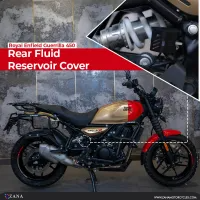 ZANA Rear Fluid Reservoir Cover for Guerrilla 450 (Black Texture) - ZI-8441