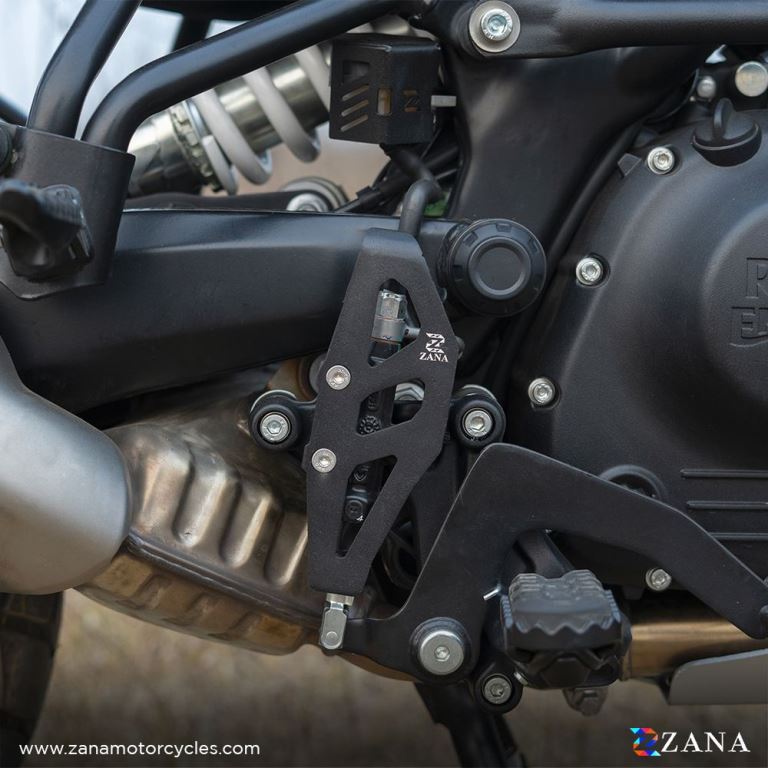 ZANA Rear Master Cylinder Cover Aluminum Black T-1 For Himalayan 452 - ZI-8430 - Riders Junction