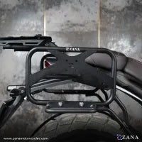 ZANA Saddle Stay Mild Steel With Jerry Can Mount For Triumph Scrambler 400 X - ZI-8452 - Riders Junction