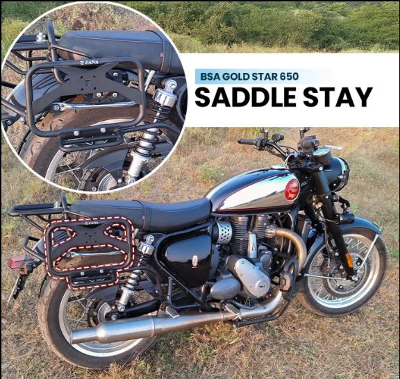 ZANA Saddle Stay for BSA Goldstar 650 with Jerry Can Mount (Mild Steel) - ZI-8531