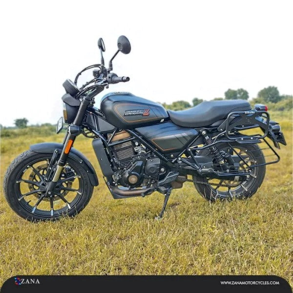 ZANA Saddle Stay for Harley Davidson X440 with Exhaust Shield and Jerry Can Mount - ZI-8482