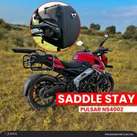 ZANA Saddle Stay with Jerry Can Mount for Pulsar NS400Z - ZI-8512