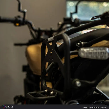 ZANA Saddle Stay with Jerry Can Mount for RE Guerrilla 450 (Black Texture) - ZI-8522