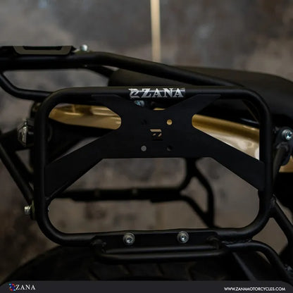 ZANA Saddle Stay with Jerry Can Mount for RE Guerrilla 450 (Black Texture) - ZI-8522