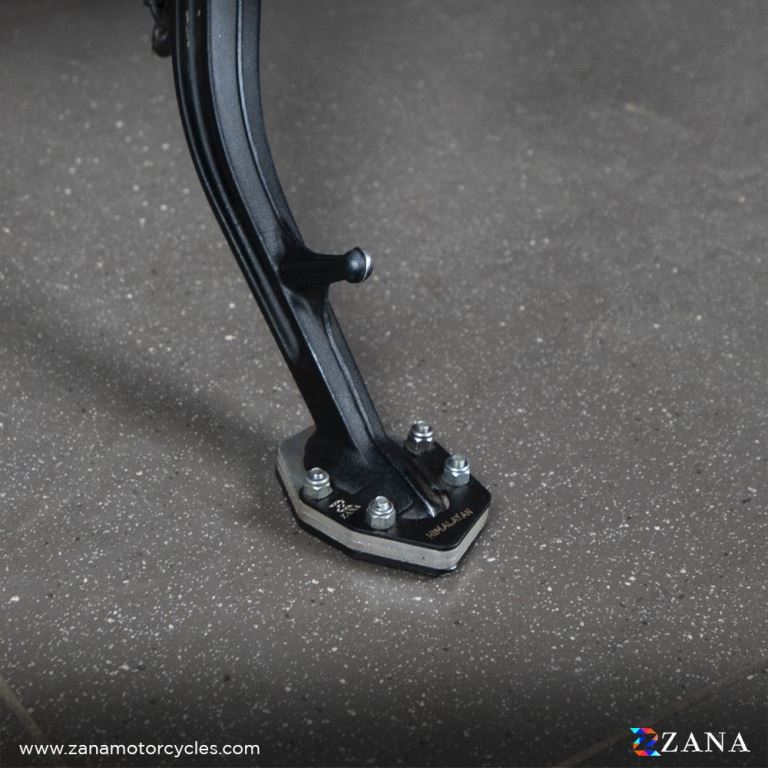 ZANA Side Stand Extender For Royal Enfield Himalayan 450 (Aluminium &amp; Stainless Steel) - ZI-8431 - Riders Junction