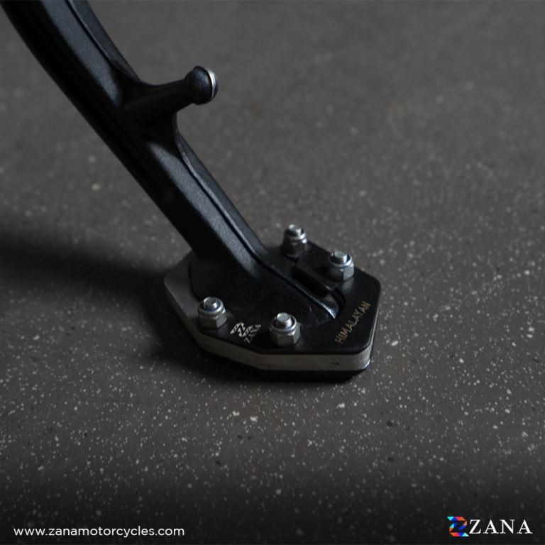 ZANA Side Stand Extender For Royal Enfield Himalayan 450 (Aluminium &amp; Stainless Steel) - ZI-8431 - Riders Junction