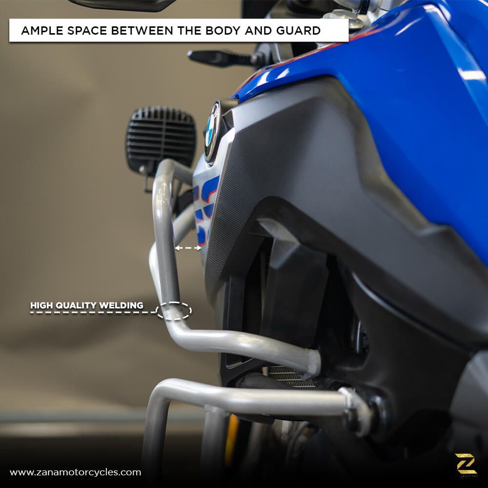 ZANA Silver Tank Guard for BMW F850 GS- ZP-078