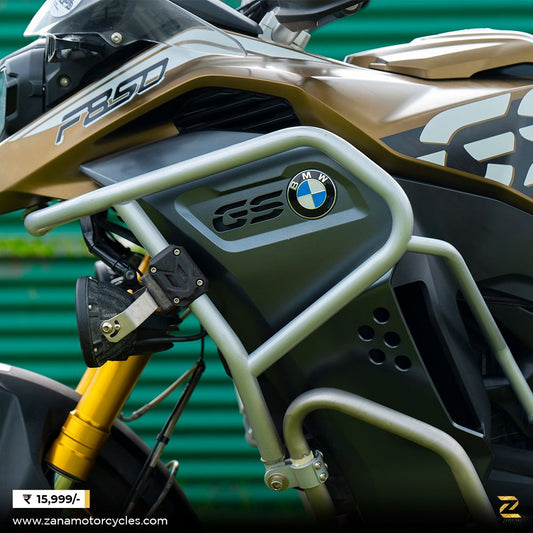 ZANA Silver Upper Crash Bars for BMW F850 GSA- ZP-096