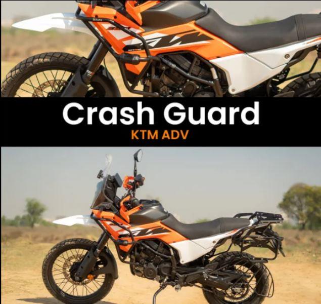 ZANA Tank Guard Crash Guard With Slider Puck Black For KTM ADV 390 2025 - ZI-8552