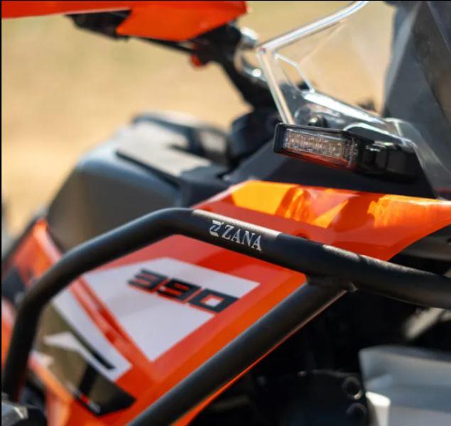 ZANA Tank Guard /Crash Guard With Slider Puck Black For KTM ADV 390 2025 - ZI-8552