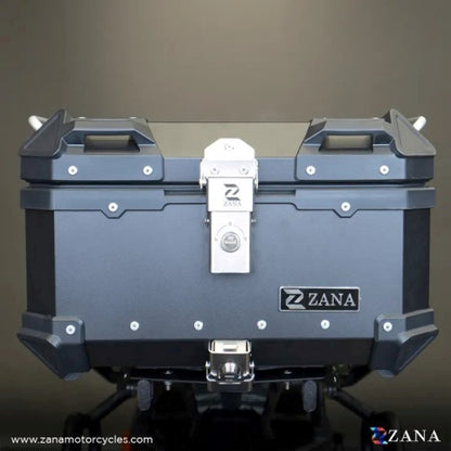 ZANA Top Box (35Ltr) L-flat Black With Back Rest Cushion For Harley Davidson X440 - ZI-TB-005