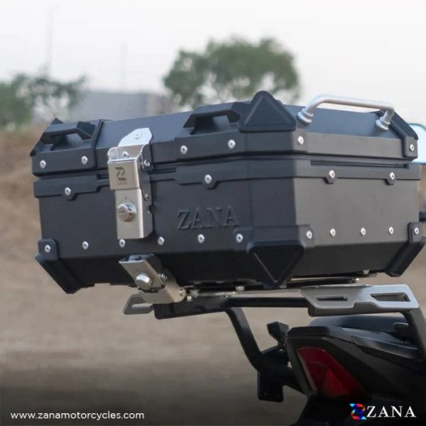 ZANA Top Box Aluminium (22 Ltr) L-flat Black For Harley Davidson X440 - ZI-TB-001