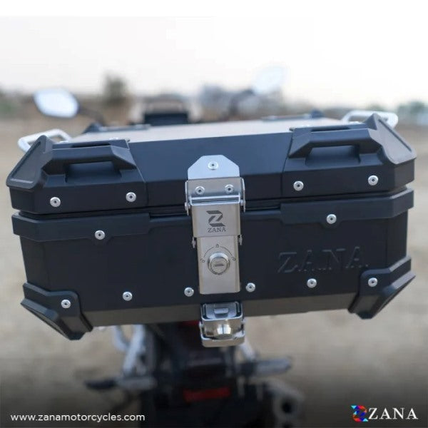 ZANA Top Box Aluminium (22 Ltr) L-flat Black For Harley Davidson X440 - ZI-TB-001