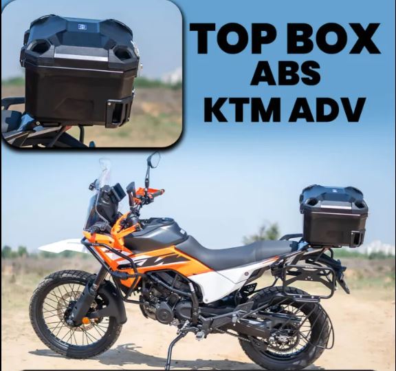 ZANA Top Box Plastic (50 Litre) R-Flat Black For KTM ADV 390 2025 - ZI-TB-021