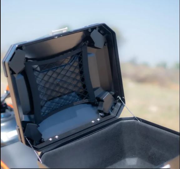 ZANA Top Box Plastic (50 Litre) R-Flat Black For KTM ADV 390 2025 - ZI-TB-021