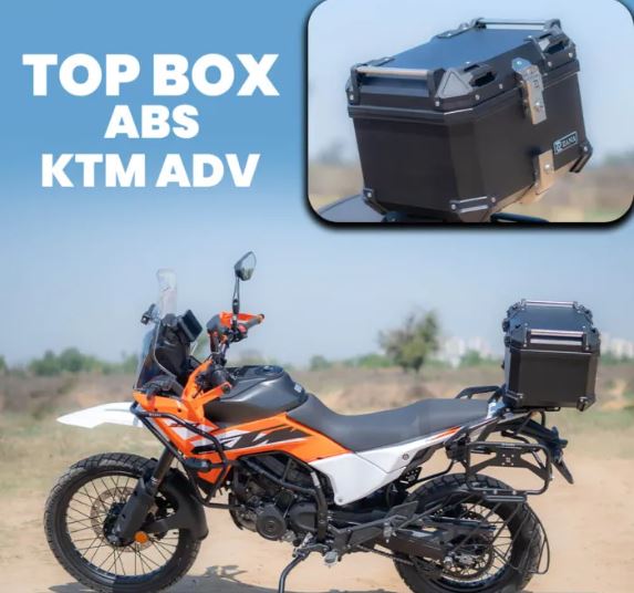 ZANA Top Box Plastic (58 Litre) L-Flat Black For KTM ADV 390 2025 - ZI-TB-017