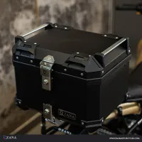 ZANA Top Box Plastic for RE Guerrilla 450 L-Flat Black (45 litre) - ZI-TB-014
