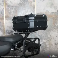 ZANA Top Box for RE Guerrilla 450 Aluminium L-Flat Black (22 liter ...