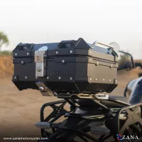 ZANA Top Box for RE Guerrilla 450 Aluminium L-Flat Black (22 liter) - ZI-TB-001