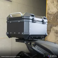 ZANA Top Box for RE Guerrilla 450 Aluminium L-Flat Black (35 liter) - ZI-TB-005