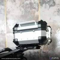 ZANA Top Box for RE Guerrilla 450 Aluminium L-Flat Silver (22 litre) - ZI-TB-002