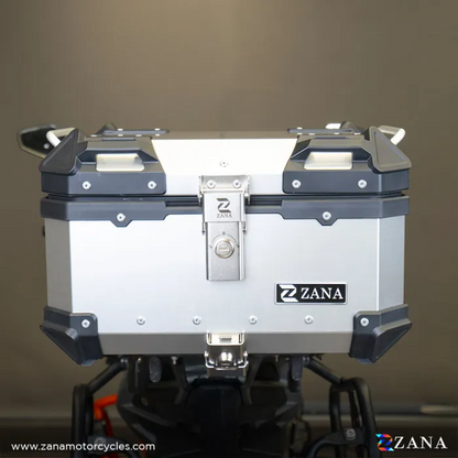 ZANA Top Box for RE Guerrilla 450 Aluminium L-Flat Silver (35 liter) - ZI-TB-006