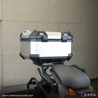 ZANA Top Box for RE Guerrilla 450 Aluminium L-Flat Silver (35 liter) - ZI-TB-006