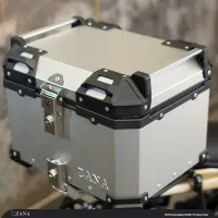 ZANA Top Box for RE Guerrilla 450 Aluminium L-Flat Sliver (45 litre) - ZI-TB-011