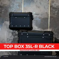 ZANA Top Box for RE Guerrilla 450 Aluminium R-Flat Black (35 liter) - ZI-TB-003