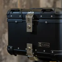 ZANA Top Box for RE Guerrilla 450 Aluminium R-Flat Black (45 litre) - ZI-TB-008