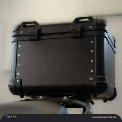 ZANA Top Box for RE Guerrilla 450 Aluminium R-Flat Black (45 litre) - ZI-TB-008
