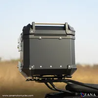 ZANA Top Box for RE Guerrilla 450 L-Flat Black Aluminium (45 litre) - ZI-TB-010