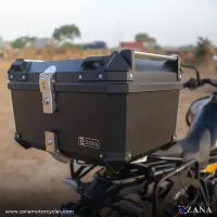 ZANA Top Box for Royal Enfield Guerrilla 450 Plastic L-Flat Black (58 ...
