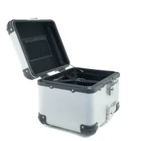 ZANA Top Box for RE Guerrilla 450 R-Flat Silver Aluminium (45 liter) - ZI-TB-009