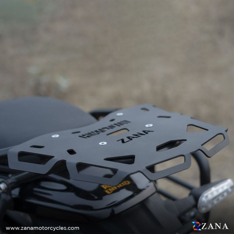ZANA Top Rack Plate for Himalayan 452 (Black Mild Steel) - ZI-8432 - Riders Junction