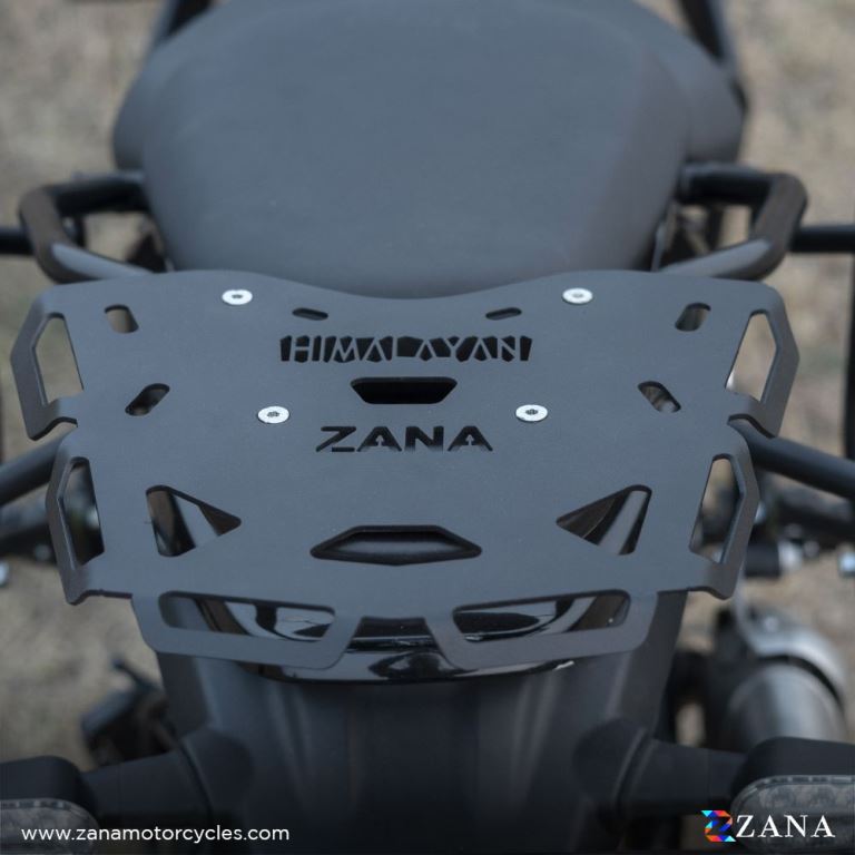 ZANA Top Rack Plate for Himalayan 452 (Black Mild Steel) - ZI-8432 - Riders Junction