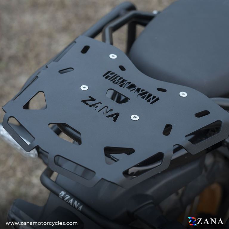 ZANA Top Rack Plate for Himalayan 452 (Black Mild Steel) - ZI-8432 - Riders Junction