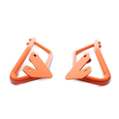 ZANA Top Rack With Plate Black & Orange ( T-2 ) For KTM Duke 250/390 (2019-2022) - ZI-8263