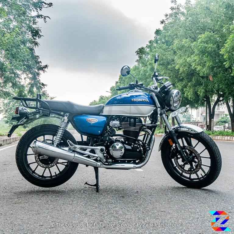 Honda CB350 H'Ness Top Rack With Plate Compatible with Pillion Backrest - ZANA - ZI-8085