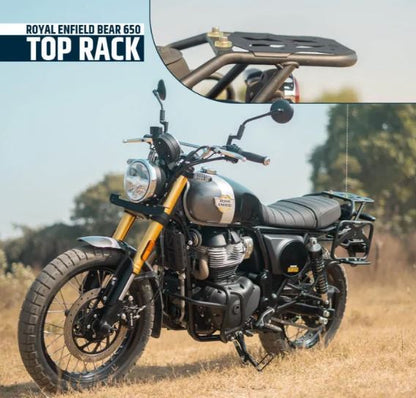ZANA Top Rack with W Plate for Bear 650 (Compatible with Pillion Backrest) - ZI-8542