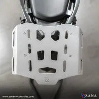 ZANA Top rack with Plate For Honda NX500 (Aluminum Silver) - ZI-8476