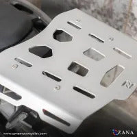 ZANA Top rack with Plate For Honda NX500 (Aluminum Silver) - ZI-8476 - Riders Junction