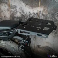 ZANA Top rack with Plate For Honda NX500 (MILD STEEL BLACK) - ZI-8471