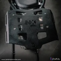 ZANA Top rack with Plate For Honda NX500 (MILD STEEL BLACK) - ZI-8471 - Riders Junction