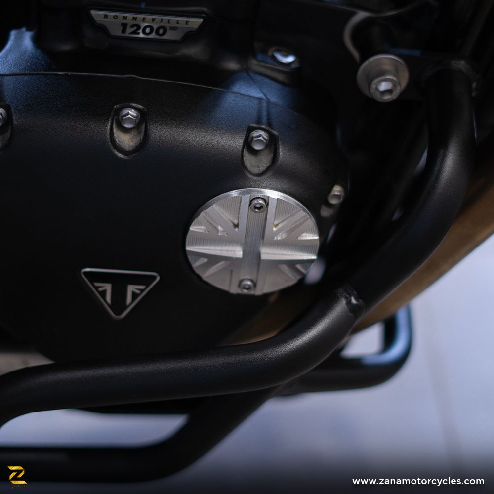 ZANA UK Flag Engine Cover for Triumph Speed Twin 900 - ZP-041